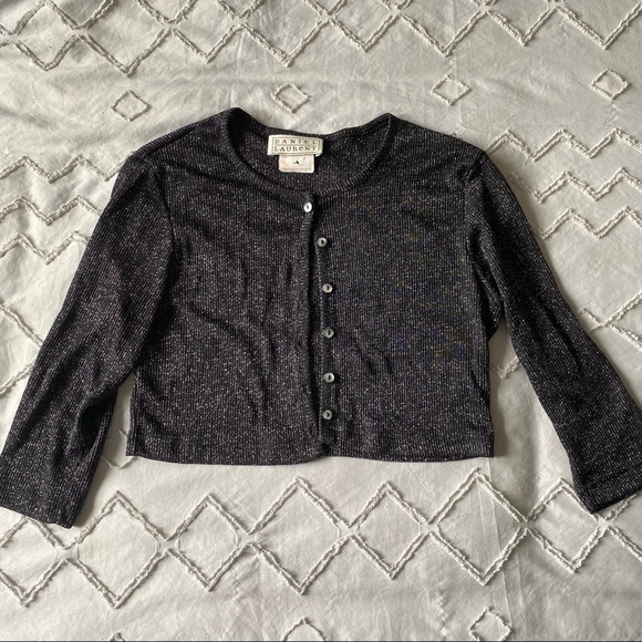 vintage sparkly 90s cardigan - Picture 2 of 14